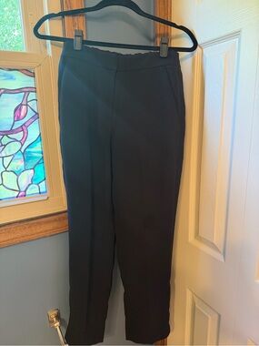J. Crew Black Dress Pants with Elastic Waistband